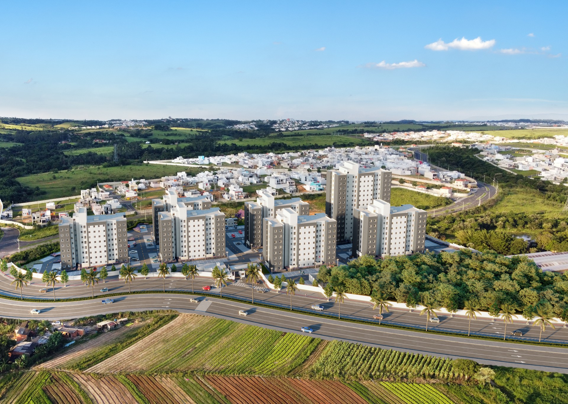 Vivere Residencial: vista panorâmica